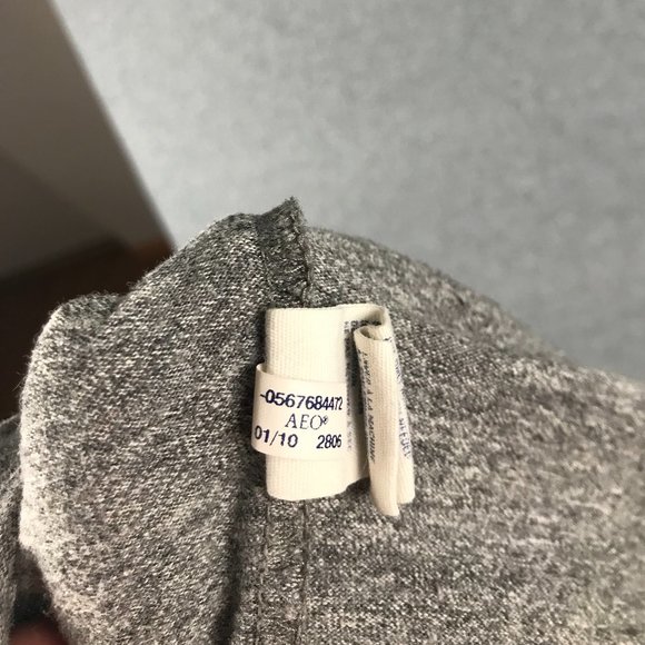 American Eagle T Shirt Mens Medium Gray Vintage Fit Short Sleeve Cotton - Picture 8 of 10